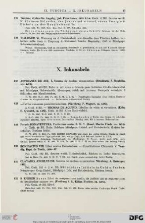 Inkunabeln (Nr. 127-142)