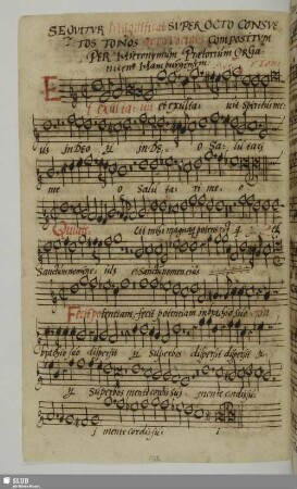 Praetorius, Hieronymus: Magnificat in 1.Ton (dorisch)