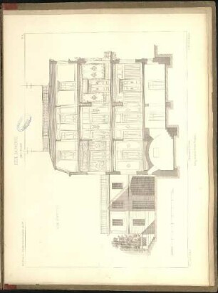 Wohnhaus, Silberburgstrasse No. 177 Quer-Schnitt A B
