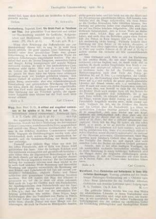 269-270 [Rezension] Bigg, Charles, A critical and exegetical commentary on the epistles of St. Peter and St. Jude