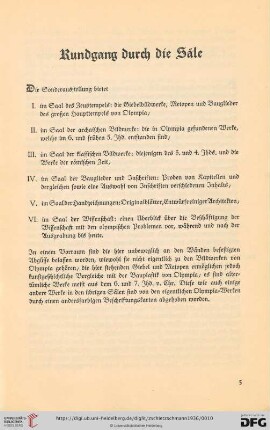 Rundgang durch die Säle