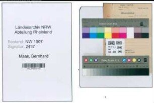 Entnazifizierung Bernhard Maas , geb. (Zahnarzt)
