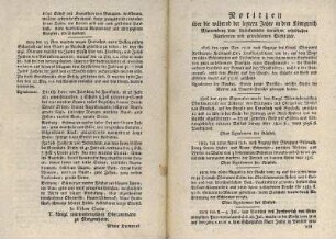 Steckbrief "Notizen über die während der letztern Jahre in dem Königreich Würtemberg von Unbekannten verübten erheblichen Räubereien und gewaltsamen Diebstähle." Mergentheim Aschaffenburg