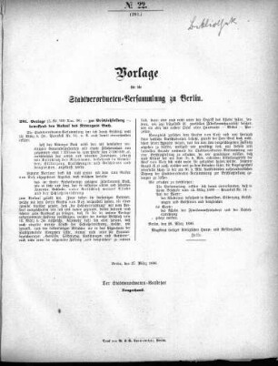 No. 22 (281), 27. März 1896