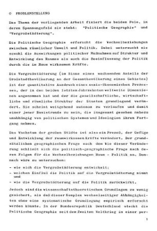 0 Problemstellung