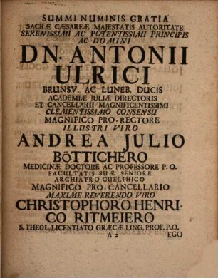 De nostri temporis prodigiis : in promotione trium Philosophiae Doctorum