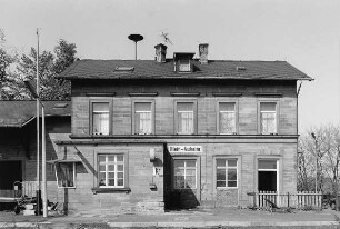 Bahnhofsgebäude (Massivbau); Hanau, Am Alten Bahnhof 10a