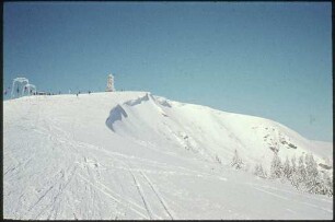 Bismarckdenkmal auf dem Feldberg im Winter