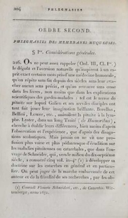 Ordre second. Phlegmasies des membranes muqueuses