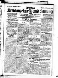 Iserlohner Kreisanzeiger und Zeitung. 1898-1949