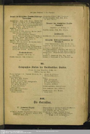II. Telegraphen-Station des Norddeutschen Bundes