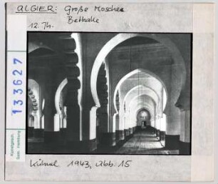 Algier: Große Moschee, Bethalle