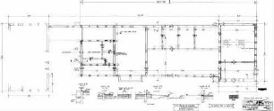 Bad Friedrichshall-Jagstfeld: Empfangsgebäude Bauteil 1 Fundamentplan