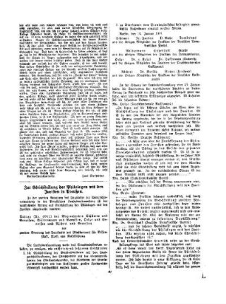 Zur Gleichstellung der Philologen mit den Juristen in Preußen