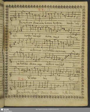 [Antonio Badi:] Benedicite angeli