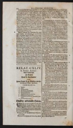 Relat. CXLIV.