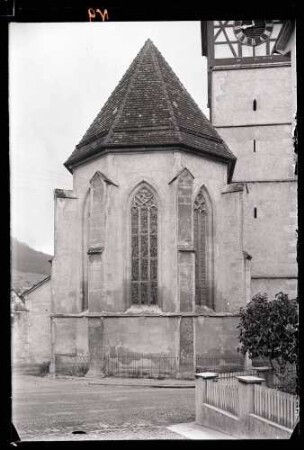 Evangelische Pfarrkirche; Chor, außen
