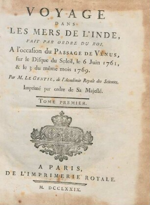 Tome 1: Voyage Dans Les Mers De L'Inde