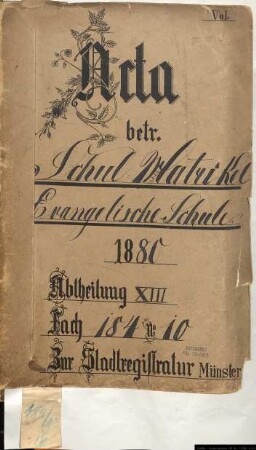 Schulmatrikel der Evangelischen Schule