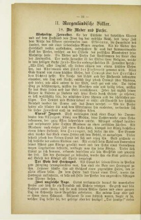 II. Morgenländische Völker