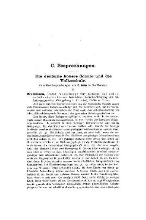 Besprechungen