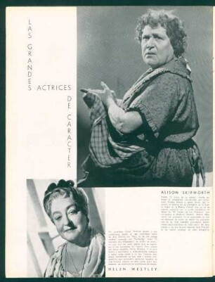 Las grandes actrices de carácter - Alison Skipworth [y] Helen Westley