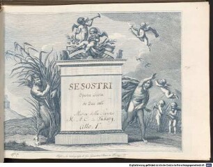 Sesostri, V (6), Coro, orch, Excerpts - BSB Mus.ms. 3058 : [spine title:] SESOSTRI // ATTO I
