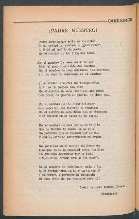 ¡Padre nuestro!