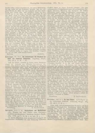 313 [Rezension] Oehninger, Frdr., Die Anfechtungen des Glaubens von Seite des modernen Zeitgeistes