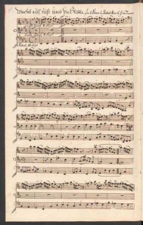 Wachet auf ruft uns die Stimme; org; BWV 645