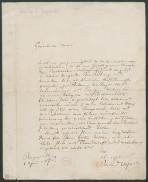 Brief an W. Hallwachs : 01.04.1876