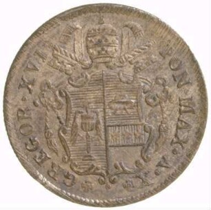Münze, 5 Baiocchi, 1840