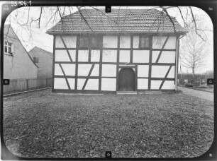 Oberellen (Gerstungen-Oberellen). Kapelle (Umbau 1891). Eingangsseite