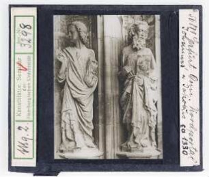 Erfurt, Dom: Nordportal, Johannes und Jakobus (Stoedtner-Nr. 50871)