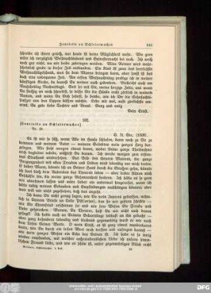 102. [Henriette an Schleiermacher.]