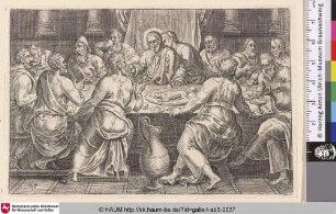 [Das letzte Abendmahl; The last supper]