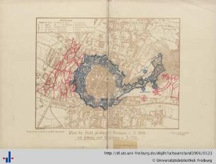 Plan der Stadt Freiburg im Beisgau v. J. 1906.