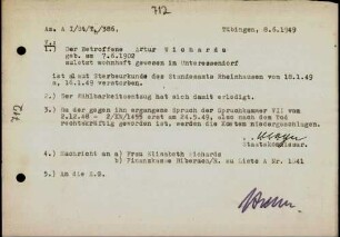 Wichards, Artur