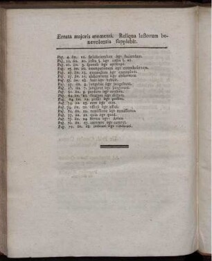 Errata majoris momenti.