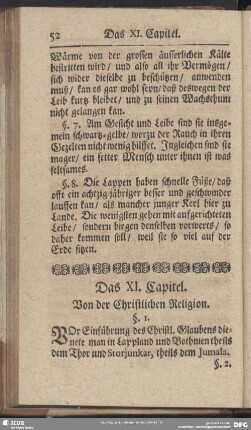 Das XI. Capitel. Von der Christlichen Religion