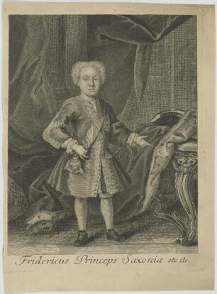 Bildnis des Fridericus Princeps Saxoniae