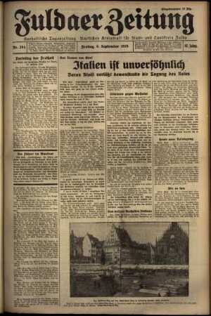 Ausgabe vom Freitag, den 06. September 1935.