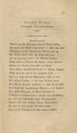 Fünfte Scene. Ebendaselbst. Ein andres Zimmer