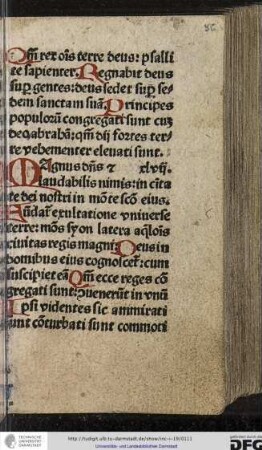 Magnus dominus et laudabilis nimis...