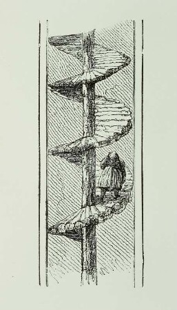 Leiterfahrt, Wendeltreppe, Steinkohlebergbau, Schottland