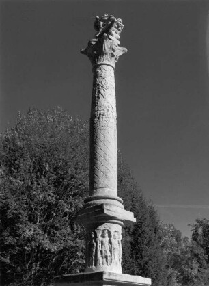 Die Jupitersäule im röm. Freilichtmuseum Hechingen/Stein