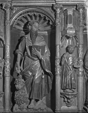 Hochaltar, Detail: Evangelist Markus