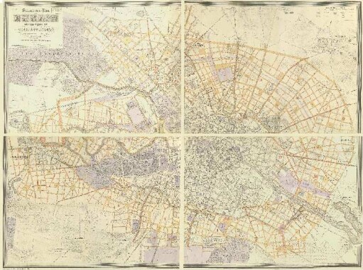 Situations-Plan von Berlin mit dem Weichbilde und Charlottenburg