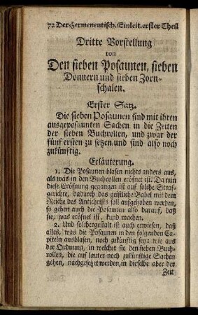 Dritte Vorstellung [...]