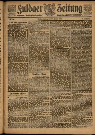 Ausgabe vom Freitag, den 13. Januar 1905.